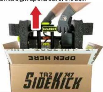 ULZBOT OPEN HERE TAZ 747 SIDEKICK