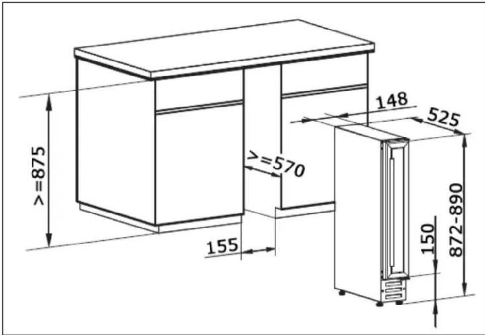 BAUMATIC BWC150SS - Built-in installation - 1