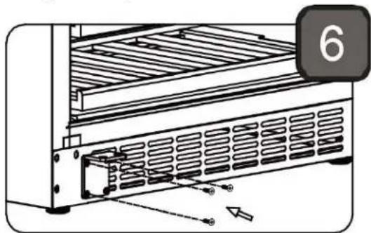 BAUMATIC BWCDZ150SS1 - Reverse the door swing - 5
