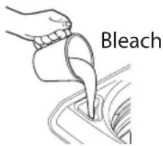 LG WT7050CV - USING THE LIQUID BLEACH DISPENSER - 1