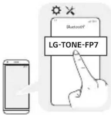 LG TONE Free TONE-FP7C - How to pair - 4