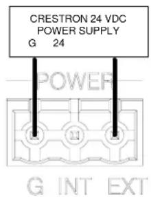 CRESTRON 24 VDC POWER SUPPLY G 24 POWER G INT EXT