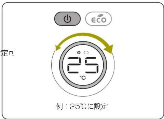 DELONGHI RHJ35M1015 - ③ 温度の設定を行う - 1