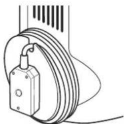 DELONGHI RHJ35M1015 - 電源コードの収納 - 1