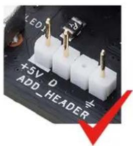 LED +5V D ADD_HEADER