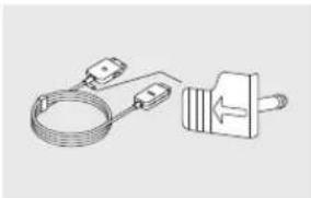 Technical line drawing of a cable and plug assembly (no text or symbols)