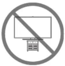 Prohibition sign with diagonal line and monitor icon, commonly used for monitoring or viewing services