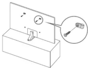 Technical line drawing of a mechanical assembly with a magnified inset showing a disassembled component (no text or symbols present)
