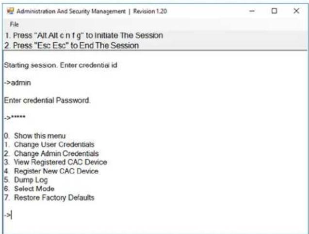 iPGARD SKMN-4S-P - To view or dump the Event Log: - 1
