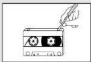 SAMSUNG MAX-KJ740 - - Precautions When Using Audio Cassettes - 2