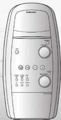 Technical diagram of a portable electronic device with labeled ports and control buttons