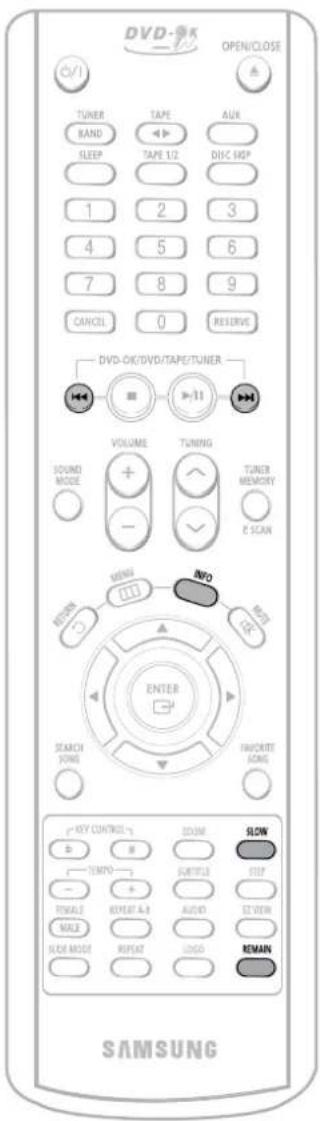 DVD-OK OPEN/CLOSE TUNER RAND SLEEP TAPE TAPE 1/2 AUX DISC HDP 1 2 3 4 5 6 7 8 9 CANCEL 0 RESERVE DVD-OK/DVD/TAPE/TUNER VOLUME TURING SOUND MODE + - TUNER MEMORY E SCAN MENU INFO ENTER SEARCH TONG FAMORITE LONG KEY CONTROL - DOWN FLOW B B FUTTER STOP + - FEMALE REPEAT A-R AUDIO STVEN MAKE SLIDE MODE REPEAT LOGO REMAIN SAMSUNG