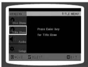 TITLE MODE Press Enter key for Title Mode MOVE SELECT BAT