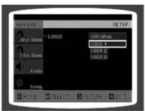 LOGO ORIGINAL USER 1 USER 2 USER 3 MOVE SELECT RETURN EXIT