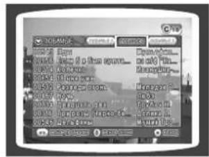 Screenshot of a mobile app interface showing a list of text items with names and keyboard shortcuts, likely from an old user interface.