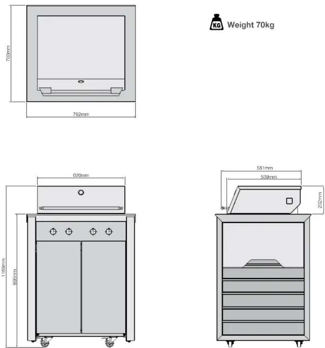 ELECTROLUX En:tice barbecue EQBM90AS - caution - 7