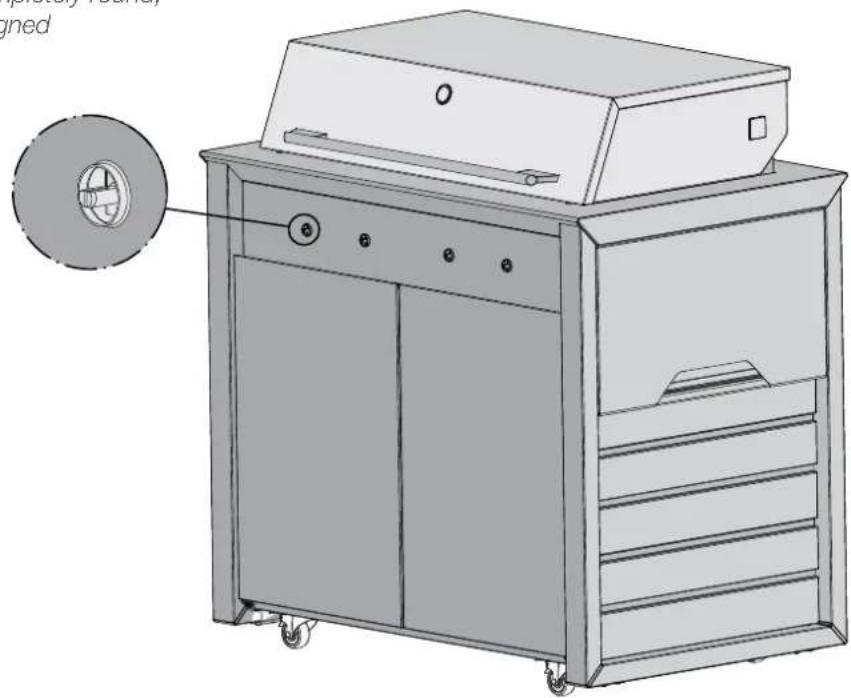 ELECTROLUX En:tice barbecue EQBM90AS - Control knobs - 2