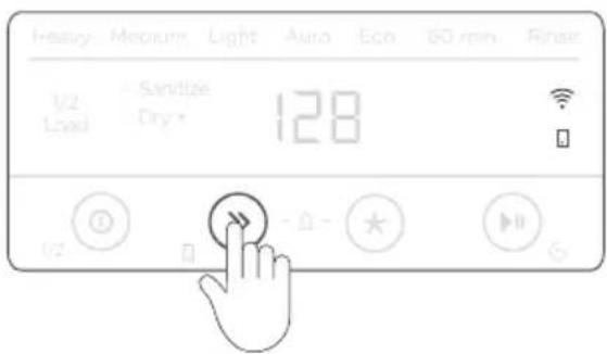 Fisher & Paykel DW60FC2B2 - Enabling remote mode - 1