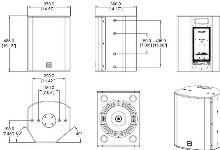 TANNOY VXP 12.2Q - Dimensions - 14