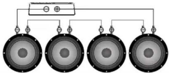 Deaf Bonce Apocalypse ASA-1000.2 - Serial connection of the speakers - 3