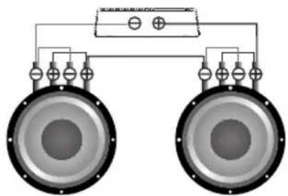 Deaf Bonce Apocalypse ASA-1000.2 - Subwoofers in series, coils in parallel - 1