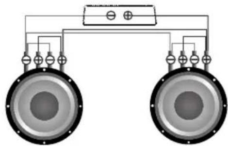 Deaf Bonce Apocalypse ASA-1000.2 - Subwoofers in series, coils in parallel - 10