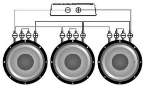 Deaf Bonce Apocalypse ASA-1000.2 - Subwoofers in series, coils in parallel - 8