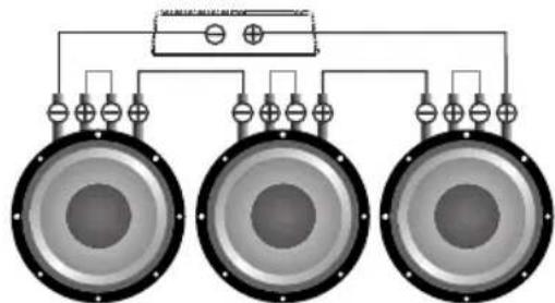 Deaf Bonce Apocalypse ASA-1000.2 - Subwoofers in series, coils in parallel - 5
