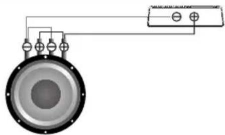 Deaf Bonce Apocalypse ASA-1000.2 - One subwoofer, coils in parallel - 1