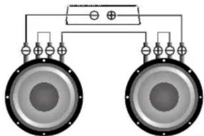 Deaf Bonce Apocalypse ASA-1000.2 - Subwoofers in series, coils in parallel - 4