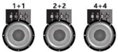 Deaf Bonce Machete MLA-150.2XS - Voice coils 1+1,2+2,4+4 Ohm - 1