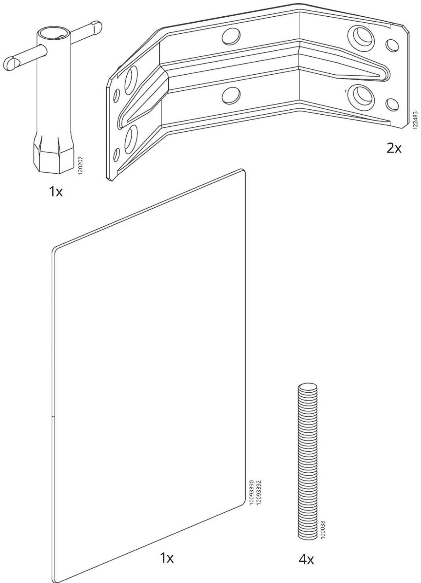 IKEA RIDSPÖ 004.852.24 - 7