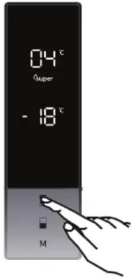 04°C Super -18°C M
