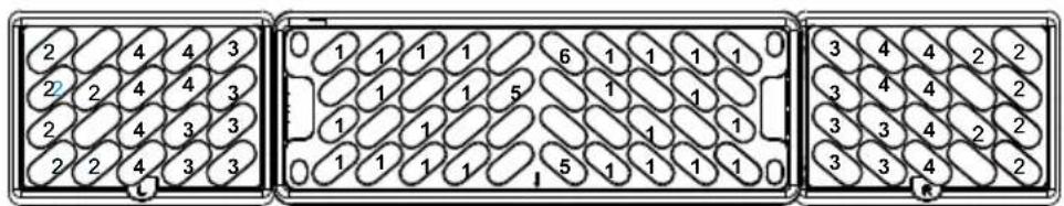 2 4 4 3 2 2 4 4 3 2 4 3 3 2 2 4 3 3 0 1 1 1 1 6 1 1 1 1 0 1 1 1 5 1 1 1 1 1 1 1 5 1 1 1 1 1 1 1 5 1 1 1 3 4 4 2 2 3 4 4 2 3 3 4 2 3 3 4 2 3 3 4 6