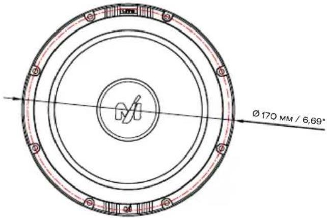 Ø 170 MM / 6,69"