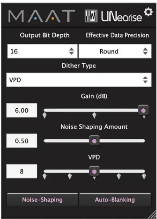 MAAT LINearise - The Interface - 1