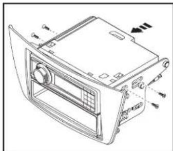 Metra 99-8725B - ISO DIN radio provision with pocket - 2