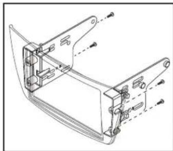 Metra 99-8725B - ISO DIN radio provision with pocket - 1