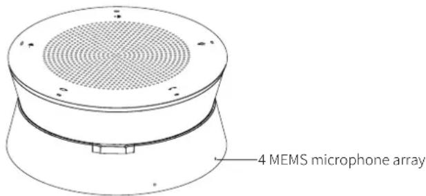 4 MEMS microphone array