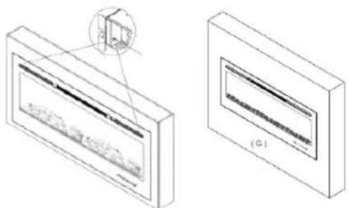 MISTRAL MIF1350TCL-RE - Recess the heater into a wall Instructions & steps - 4