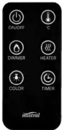 MISTRAL MIF1350TCL-RE - Infrared Remote control - 1