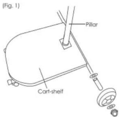 (Fig. 1) Pillar Cart-shelf