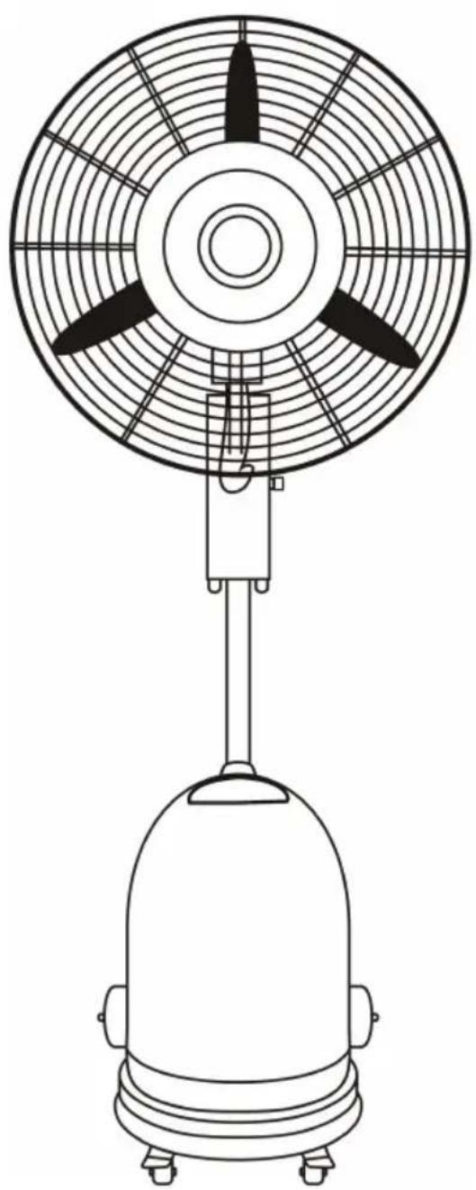 MISTRAL MDB-30CF09 - 75cm Commercial Mist Fan - 1