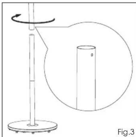 MISTRAL MPUREY30-BK - Assembly of Pedestal Fan - 4