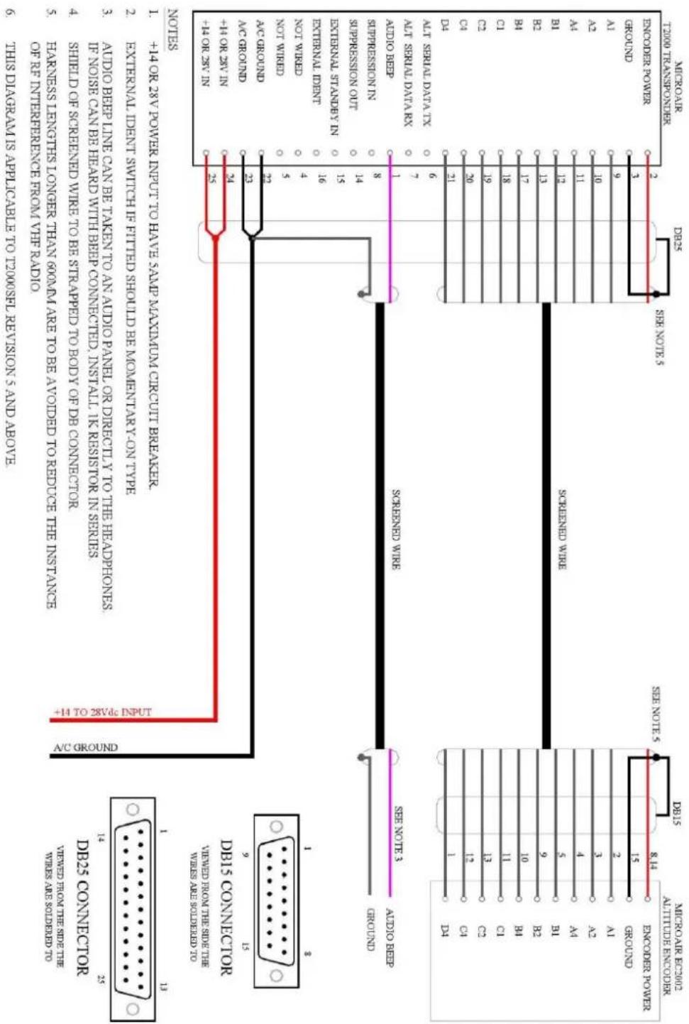 Microair T2000ADSB - WIRING DIAGRAMS - 4