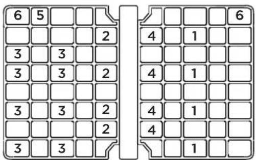 6 5 2 3 3 3 3 2 3 3 2 3 3 2 3 3 2 3 3 1 4 1 4 1 4 1 4 1