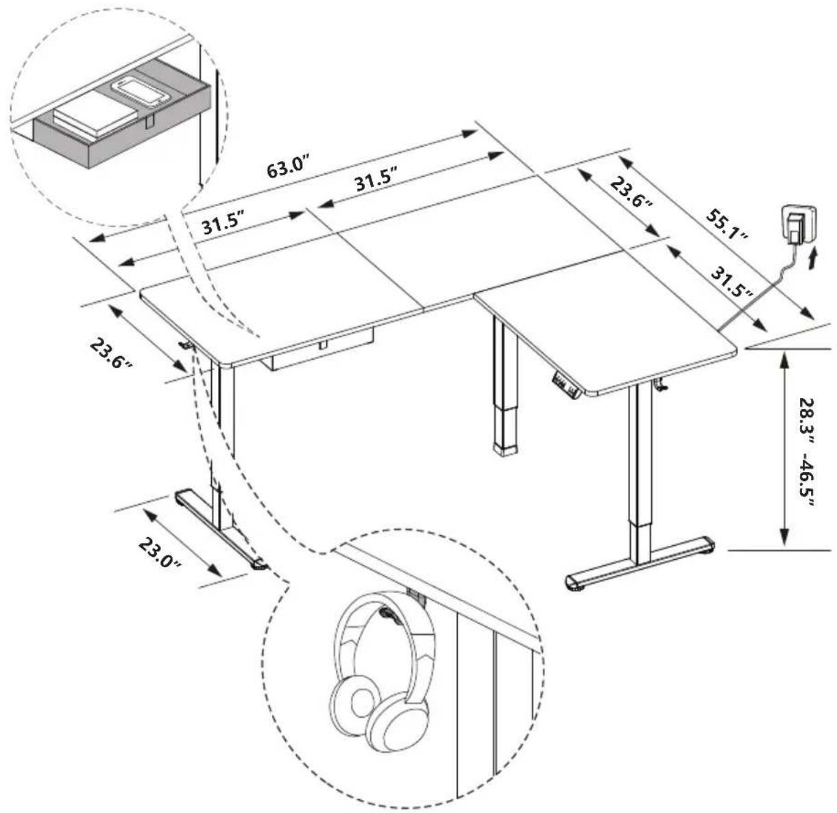 Mount-It! MI-15010 - Connect the Power - 2