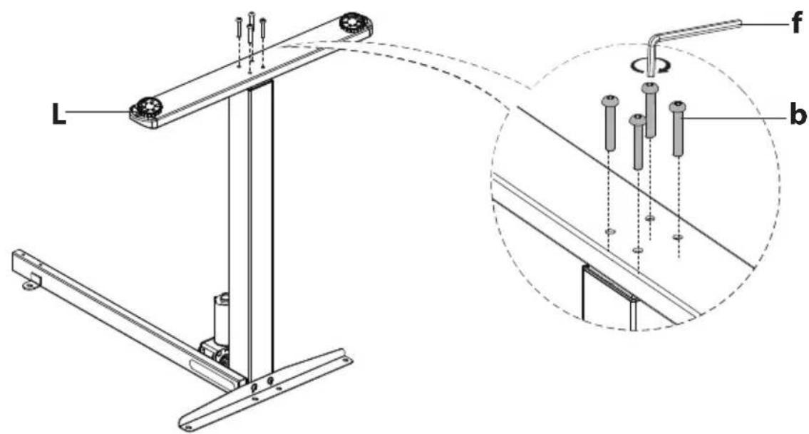Mount-It! MI-15010 - 1-3 Assemble the right leg section - 3