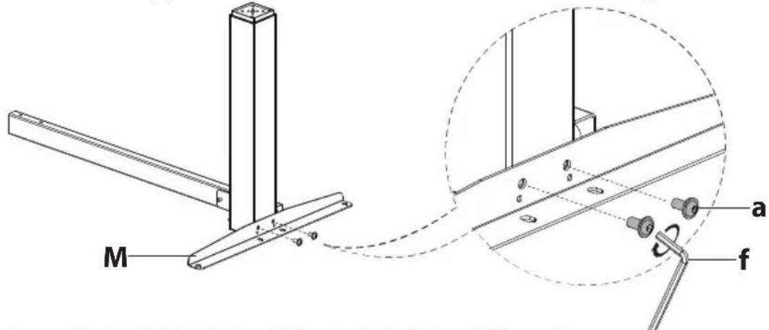 Mount-It! MI-15010 - 1-1 Assemble the left leg section - 2