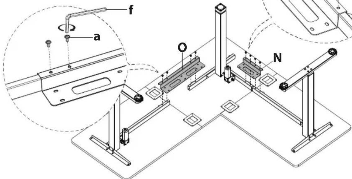 Mount-It! MI-15010 - Attaching the Frame to the Desktop - 2